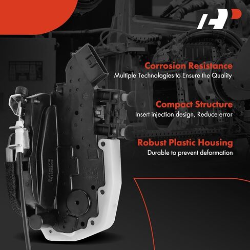 A-Premium Door Lock Latch Actuator Compatible with Nissan Vehicles - Rogue Sport 2017 2018 2019 2020 2021 - Rear Right Passenger Side, Replace# 825006MA0A, with 2-Pin Connector in Saudi Arabia