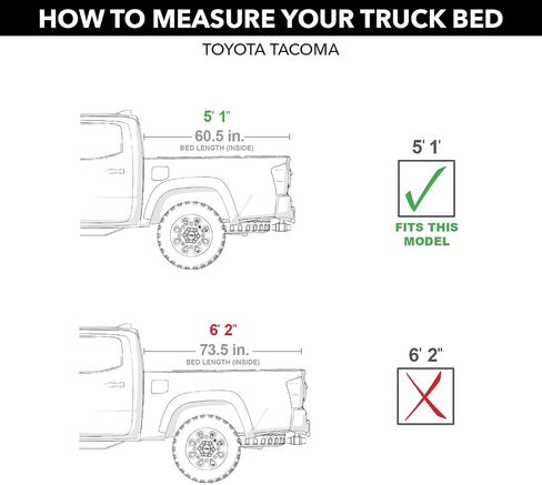 RealTruck BAK BAKFlip MX4 Hard Folding Truck Bed Tonneau Cover | 448426 | Fits 2016-2023 Toyota Tacoma w/OE Track System 5' 1" Bed (60.5") in Saudi Arabia