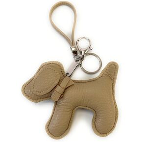 Dog Keychains Leather Craft Soft and Adorable Puppy Bag Charm Accessory for Backpack Purse Strap in Saudi Arabia