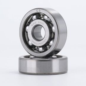 XiKe 2pcs 6306-C3 Deep Groove Ball Bearing ID 30 x OD 72 x Width 19mm,Open Style Seal with Clearance C3,Used for Low-power Electric Motors,Automobile and Tractor Gearboxes,General Machines, Tools, Etc in Kuwait