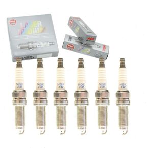 6 pc NGK Laser Iridium Spark Plugs compatible with Honda Pilot 3.5L V6 2016-2020 in Kuwait