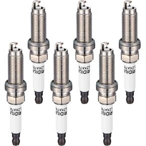 93476 Iridium Platinum Sparks Plugs 6 Pack-متوافق مع Land Rover Range Rover 2014-2019 ، Discovery 2017-2020 ، Range Rover Sport 2014-2019 ، LR4 متوافق مع Jaguar F-Pace ، XF ، XJ ، XE in Saudi Arabia