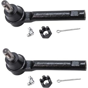 Detroit Axle - Front 2pc Tie Rods for 2004-2009 Nissan Quest, 2 Outer Tie Rod Ends 2005 2006 2007 2008 Replacement in Saudi Arabia