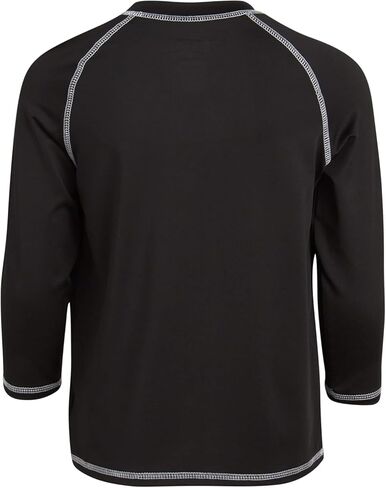 iXtreme Boys' Rash Guard Shirts - 2 Pack UPF 50+ Quick Dry Sand and Sun Protection Swim Shirts - Kids Swimwear T-Shirt (5-18), Size 10-12, Navy/Royal in Kuwait