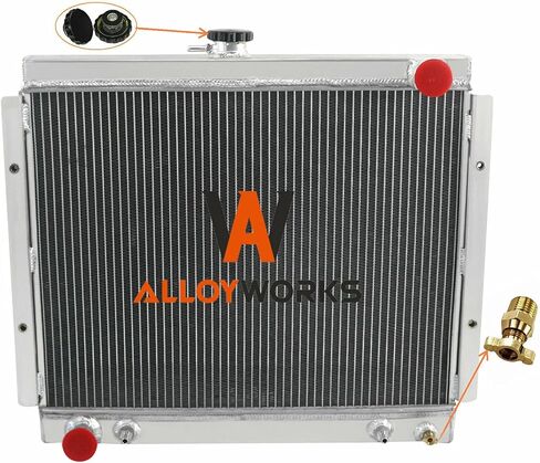 ALLOYWORKS 3 Row Aluminum Radiator For 1984-1995 Toyota 4 Runner Pickup SR5 DLX 2.4L L4 Truck in Saudi Arabia