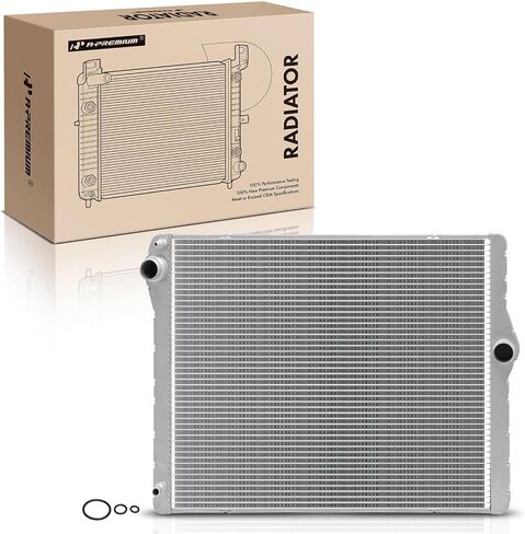 A-Premium Engine Coolant Radiator Assembly Compatible with BMW F10 Series 528i 2011 3.0L in Saudi Arabia
