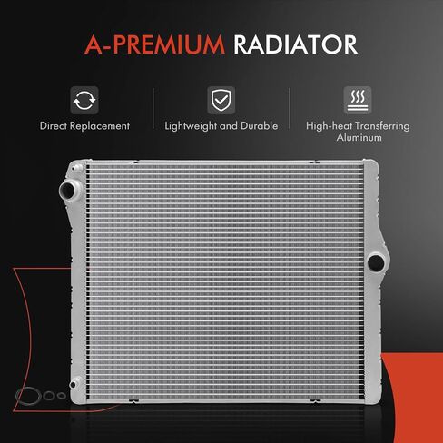 A-Premium Engine Coolant Radiator Assembly Compatible with BMW F10 Series 528i 2011 3.0L in Saudi Arabia