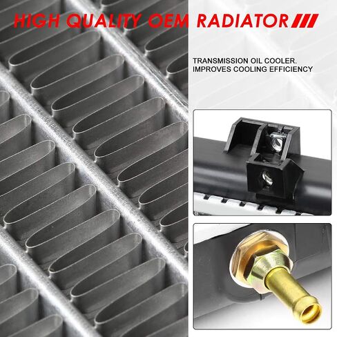 Auto Dynasty Radiator Compatible with 03-08 Mazda 6 3.0L V6 AT, DPI 2672 Factory Style 1-Row Cooling Radiator, Aluminum Core in Saudi Arabia