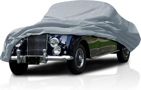 5 Layer Car Cover for Mercury Eight 1939-1948 Sedan 4-Door, Semi Custom Fit Full Coverage Pollution, Dust, Sun, Snow, Rain, Hail All Weather Protection, Breathable in Saudi Arabia