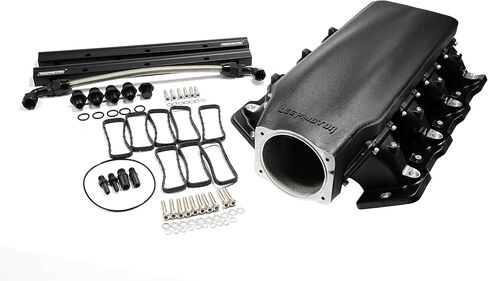 LS1/LS2/LS6 102mm Casting Bolted Intake Manifold with fuel rail (Satin) in Kuwait