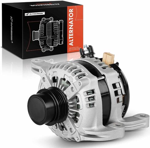 A-Premium Colliator متوافق مع Ford Mustang 2015-2023 2.3L ، RWD ، 12V 200A 4-Groove Decoupler Pulley ، استبدل# 1042106910 ، FR3T10300FA in Saudi Arabia