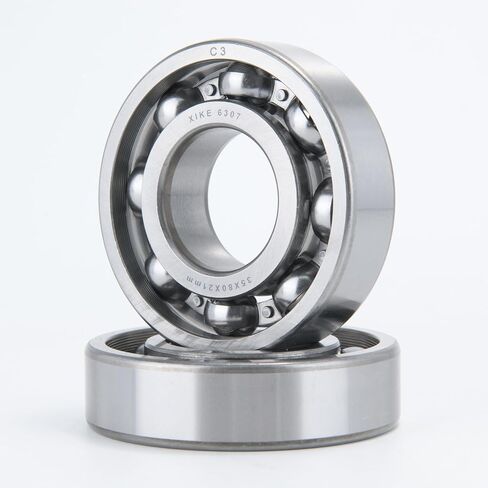 XiKe 2pcs 6306-C3 Deep Groove Ball Bearing ID 30 x OD 72 x Width 19mm,Open Style Seal with Clearance C3,Used for Low-power Electric Motors,Automobile and Tractor Gearboxes,General Machines, Tools, Etc in Saudi Arabia