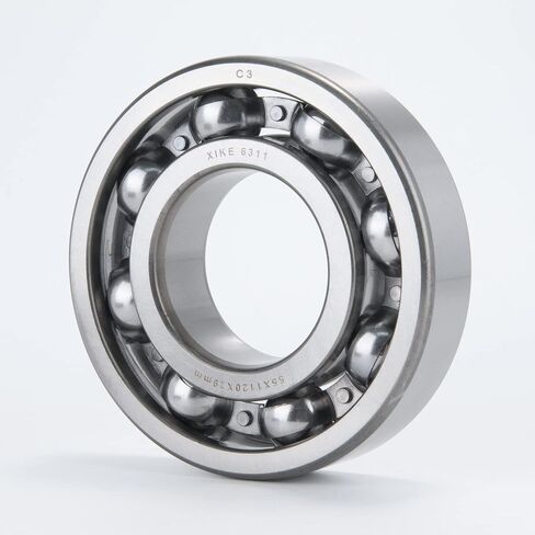 XiKe 2pcs 6306-C3 Deep Groove Ball Bearing ID 30 x OD 72 x Width 19mm,Open Style Seal with Clearance C3,Used for Low-power Electric Motors,Automobile and Tractor Gearboxes,General Machines, Tools, Etc in Saudi Arabia