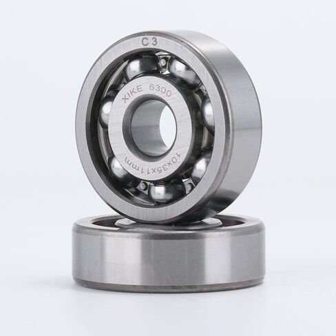 XiKe 2pcs 6306-C3 Deep Groove Ball Bearing ID 30 x OD 72 x Width 19mm,Open Style Seal with Clearance C3,Used for Low-power Electric Motors,Automobile and Tractor Gearboxes,General Machines, Tools, Etc in Kuwait