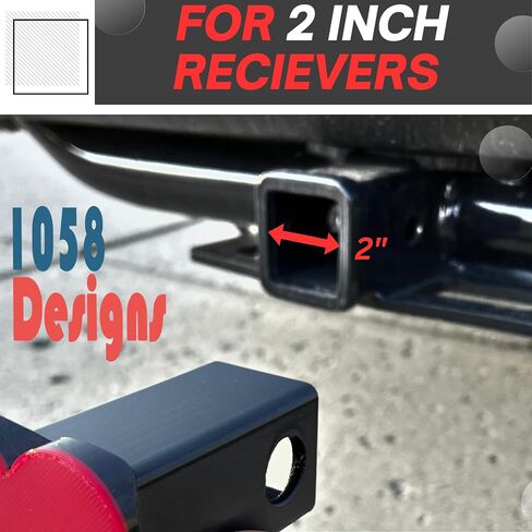 غلاف Heart Hitch Fits نوبات 2 بوصة من الدرجة 3 4 5 ل Toyota Ford Jeep Chevrolet Nissan Dodge Ram Porsche Mercedes Benz Hyundai Kia Trailer by 1058designs in Kuwait