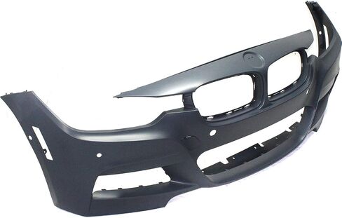 Garage-Pro Front Bumper Cover Comptible with BMW 320i 2013-2018, BMW 320i xDrive 2013-2018, Primed, With tow hook hole, With Fog Light Holes, PDC Sensor in Saudi Arabia