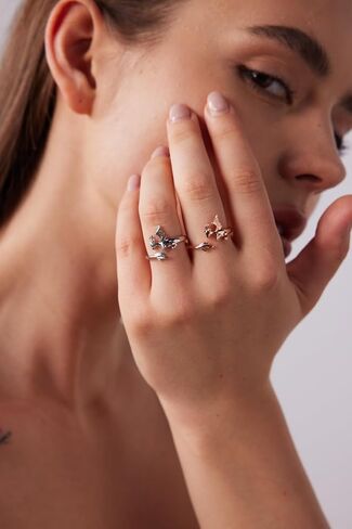 925 Sterling Silver Dragon Rings for Women - Cute Open Adjustable Dinosaur Ring Jewelry,Wrap Thumb Dragon Ring Christmas Gift for Teen in Kuwait