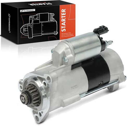 A-Premium Starter Motor متوافق مع Chevrolet Malibu 2016 ، Cruze 2016 & Buick Encore 2016 ، 1.4L 1.5L ، 12V 2.0 KW 17-TETH في اتجاه عقارب الساعة ، استبدل# MPA12458 in Saudi Arabia