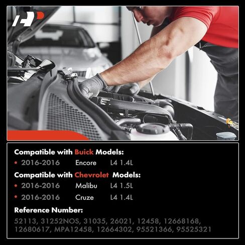 A-Premium Starter Motor متوافق مع Chevrolet Malibu 2016 ، Cruze 2016 & Buick Encore 2016 ، 1.4L 1.5L ، 12V 2.0 KW 17-TETH في اتجاه عقارب الساعة ، استبدل# MPA12458 in Saudi Arabia