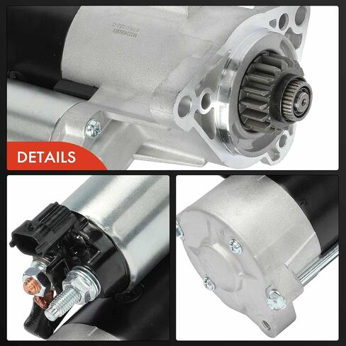 A-Premium Starter Motor متوافق مع Chevrolet Malibu 2016 ، Cruze 2016 & Buick Encore 2016 ، 1.4L 1.5L ، 12V 2.0 KW 17-TETH في اتجاه عقارب الساعة ، استبدل# MPA12458 in Saudi Arabia