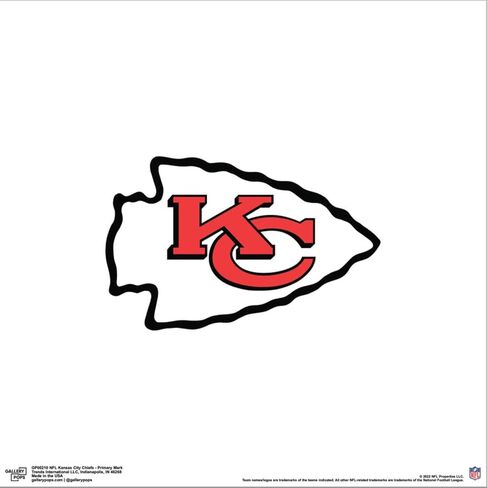 Trends International Gallery Pops NFL Kansas City Chiefs - Mark Mark Canvas Wall Art ، إصدار غير مؤلف ، 12 "× 12" معرض Pops Canvas Wall Art in Kuwait