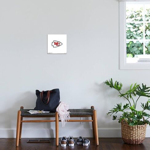 Trends International Gallery Pops NFL Kansas City Chiefs - Mark Mark Canvas Wall Art ، إصدار غير مؤلف ، 12 "× 12" معرض Pops Canvas Wall Art in Kuwait