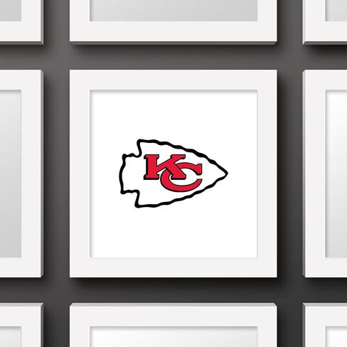 Trends International Gallery Pops NFL Kansas City Chiefs - Mark Mark Canvas Wall Art ، إصدار غير مؤلف ، 12 "× 12" معرض Pops Canvas Wall Art in Kuwait