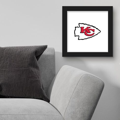 Trends International Gallery Pops NFL Kansas City Chiefs - Primary Mark Canvas Wall Art, Unframed Version, 12" x 12" Gallery Pops Canvas Wall Art in Saudi Arabia