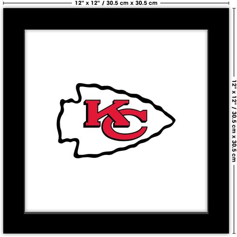 Trends International Gallery Pops NFL Kansas City Chiefs - Primary Mark Canvas Wall Art, Unframed Version, 12" x 12" Gallery Pops Canvas Wall Art in Saudi Arabia
