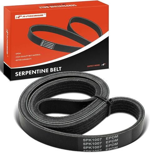 A-Premium Engine Serpentine Drive Belt Compatible with Land Rover, BMW, Daewoo, Mazda & Porsche Cars - Range Rover 2003-2004, X5, 540i, 740i, 740iL, 840Ci, Millenia, 944, Lanos - 1.6L 2.5L 4.4L in Saudi Arabia