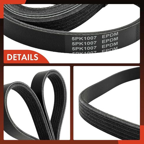A-Premium Engine Serpentine Drive Belt Compatible with Land Rover, BMW, Daewoo, Mazda & Porsche Cars - Range Rover 2003-2004, X5, 540i, 740i, 740iL, 840Ci, Millenia, 944, Lanos - 1.6L 2.5L 4.4L in Saudi Arabia