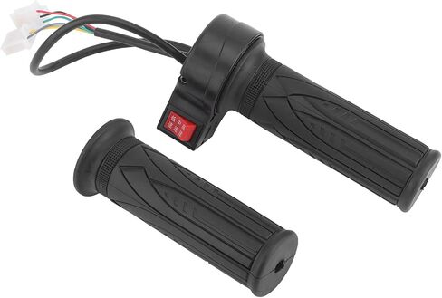 1 Pair E Bike Throttle Grip, Universal Electric Bicycle Scooter Handlebar Grip Twist Throttle 3 Speed Gear Throttle Handlebar for Motorbike Motorcycle E Bike in Saudi Arabia