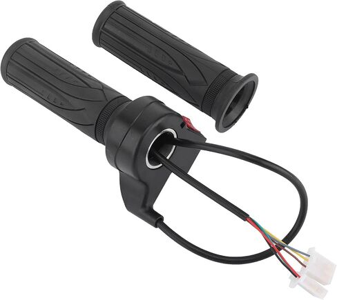 1 Pair E Bike Throttle Grip, Universal Electric Bicycle Scooter Handlebar Grip Twist Throttle 3 Speed Gear Throttle Handlebar for Motorbike Motorcycle E Bike in Saudi Arabia
