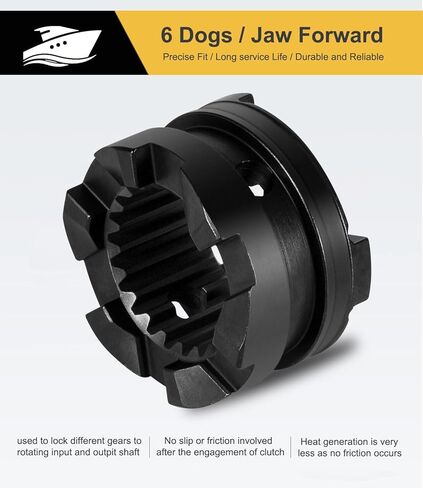 52-822539t Boat Motor Clutch Dog 3 Jaw Reverse Fits for 90-120 hp, 96-97 Force Outboards, 50-125 hp Mercury 3 cyl. and 4 cyl. Outboard Motors Clutch Dog Shifter Replace for Mercury 52-822539t in Saudi Arabia