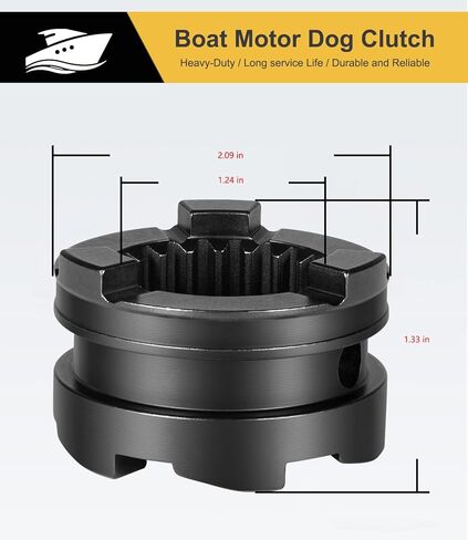 52-822539t Boat Motor Clutch Dog 3 Jaw Reverse Fits for 90-120 hp, 96-97 Force Outboards, 50-125 hp Mercury 3 cyl. and 4 cyl. Outboard Motors Clutch Dog Shifter Replace for Mercury 52-822539t in Saudi Arabia