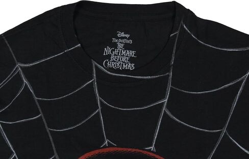 The Nightmare Before Christmas Men's Jack Front and Back Web Print Short Sleeve T-Shirt in Saudi Arabia