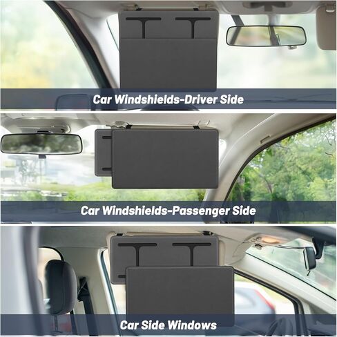 Car Sun Visor Extender ، Sun Sun Compore يحمي من مضادات الأسلحة ، الأشعة فوق البنفسجية أحواض النار على الزجاج الأمامي Sunshad in Kuwait