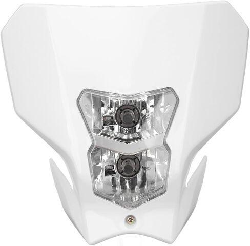 DC12V Motorcycle Headlight with High Brightness, Multifunctional Adjustment, for CRF450L CRF450XR 2019-2020 (White) in Saudi Arabia
