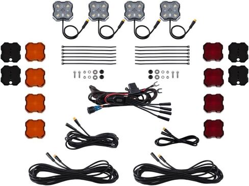 Diode Dynamics Stage Series Single Color LED Rock Light Kit (4-Pack), with Magnet Mounts in Saudi Arabia