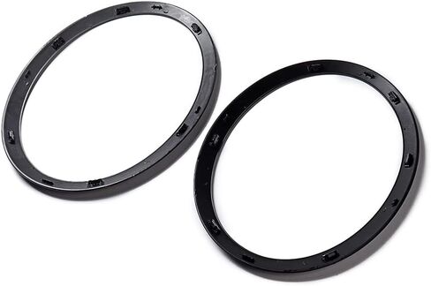 Astra Depot متوافق مع Mini Cooper اليسار واليمين تقليم حلقة أسود لامع لامع 2014-2019 2020 2021 F55 F56 Fits OE: 51137300631 51137300632 in Saudi Arabia
