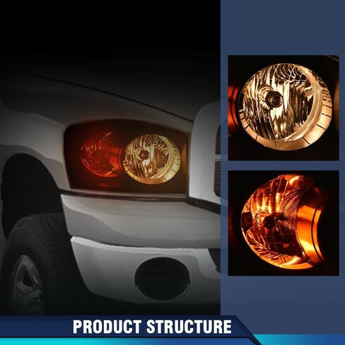 PIT66 المصابيح الأمامية مجموعة ث/مصابيح وشريط ضوء LED متوافق مع Dodge RAM 1500 2006 2007 2008 ، FIT DODGE RAM 2500 3500 2006 2007 2008 in Saudi Arabia