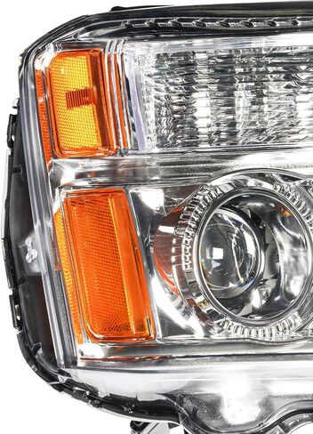 Torchbeam Headlight Assembly, Replacement for Terrain 2016-2017, Bumper Headlamp Chrome Housing Amber Reflector, Passenger Side in Kuwait