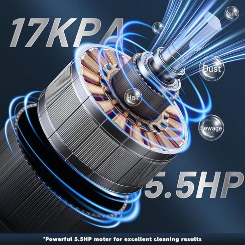 Wet Dry Shop Vac Carpet Cleaner, 6 Gallon Wet Dry Carpet Vacuum Cleaner, 5.5 Peak HP Shop Vac, 4 in 1 Portable Shop Vacuum for Home and Shop, For Cleaning Carpet, Floor, Upholstery, Gap, Car in Saudi Arabia