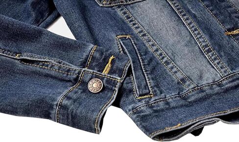 Women's denim long-sleeved Jackets slim-fit Detachable Hoodie Jean Jacket Coats Top in Saudi Arabia