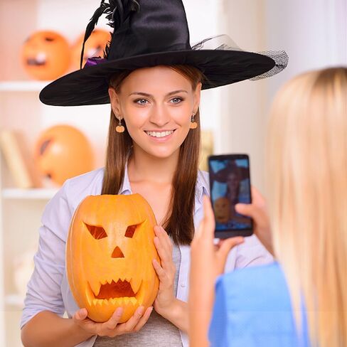Cute Pumpkin Small Hoop Earrings for Women Dainty Minimalist Gold Plated Halloween Thanksgiving Holiday Huggie Hoops Dangle Drop Earring Fashion Jewelry in Saudi Arabia