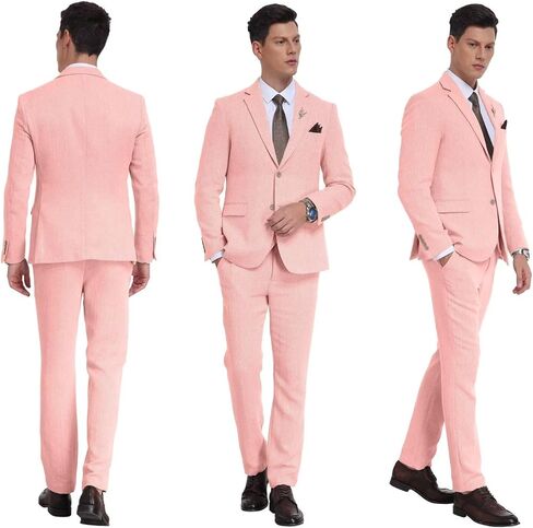 Retro Tweed Mens Suit Herringbone Slim Fit 2 Buttons Men's Jackets Sets Prom Wedding Jacket Blazer Pants Groom Tuxedo Set in Kuwait