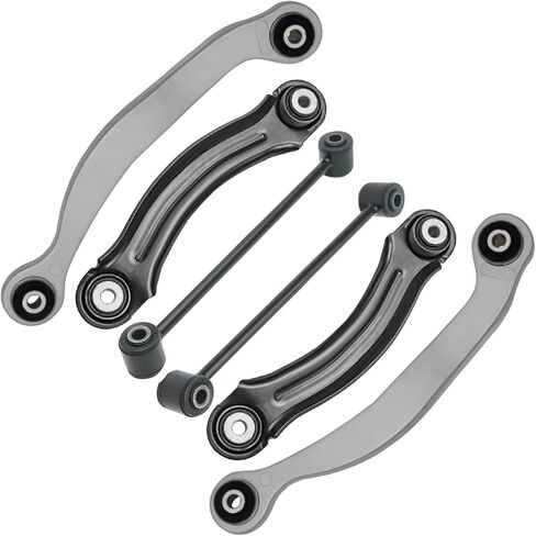 Detroit Axle - Rear Upper Forward Rearward Control Arms Sway Bar Links Replacement for Chrysler 300 Dodge Charger Magnum Challenger - 6pc Set in Saudi Arabia