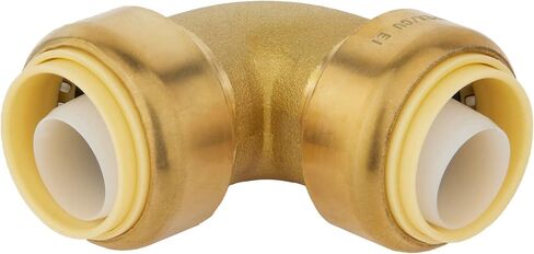 (Pack of 10) EFIELD 1/2 Inch Push Fit Fitting Bundles to Connect Pex, Copper, CPVC -Tee "T" 2 Pieces, Elbow and Coupling 4 Pieces each, with a Disconnect Clip in Saudi Arabia