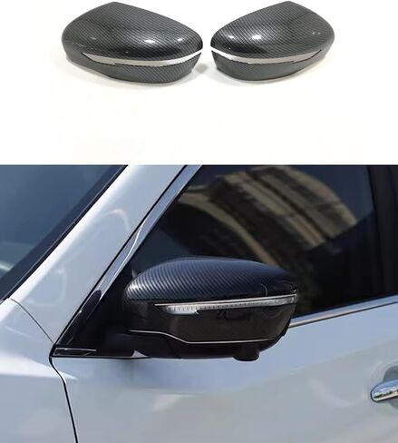 Car Accessories Fit for Nissan Rogue 2014-2020 ABS (Chrome) Exterior Rearview Mirror Door Side Moulding Cover Trim 2PCS set（With Turn Signal） in Kuwait
