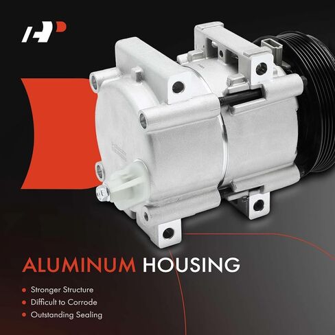 A-Premium A/C Compressor with Clutch Compatible with Ford Taurus 3.8L 1988-1991, Thunderbird 3.8L 1989-1997, Mercury Cougar 3.8L 1989-1997, Sable 3.8L 1992-1995 in Saudi Arabia